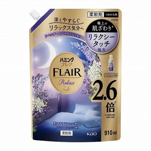 437204 KAO Humming FLAIR Relax Кондиционер для белья концентрат Лаванда и жасмин м/у 910 мл 437204