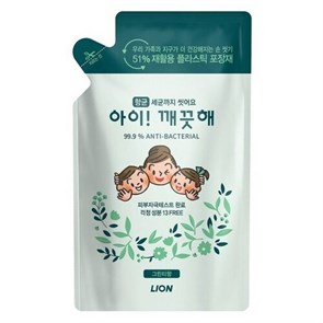 631149 Lion (Korea) Foaming Hand Soap Мыло-пенка для рук зелёный чай м/у 200 мл 631149