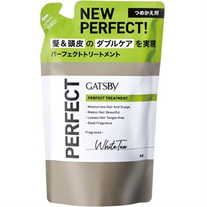 118810 Mandom Gatsby Perfect Treatment Мужской бальзам для волос аромат белого чая  м/у 300 г 118810