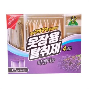 006129 SDK Средство против запаха (для полки одежного шкафа, аромат лаванды) 65 г х 4 шт 006129-1