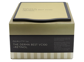 461610 QUALITY FIRST The Derma Best VC100 + Retinol Тканевая маска для лица омолаживающая с производными витамина С и ретинолом 20шт 461610