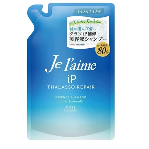 523485 KOSE Je l'aime iP Thalasso Repair Восстанавливающий шампунь для всех типов повреждений волос «Увлажнение и гладкость» м/у 340 мл 523485