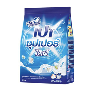 Lion PAO Super White Powder Detergent Стиральный порошок для белого и светлого белья антибактериальный 900г 001053