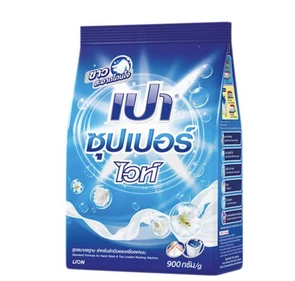 Lion PAO Super White Powder Detergent Стиральный порошок для белого и светлого белья антибактериальный 900г 001053
