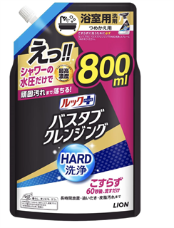 375234 LION Look Plus Hard Scrub Чистящее средство усиленное быстрого действия для ванной комнаты  цитрус м/у 800мл 375234