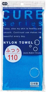 618550 OHE Cure 2 Мочалка для душа средней жесткости из 100% ультратонкого нейлона, голубая, размер 28Х110см. HDU0zjW2iRI9fAaZ4GNad3