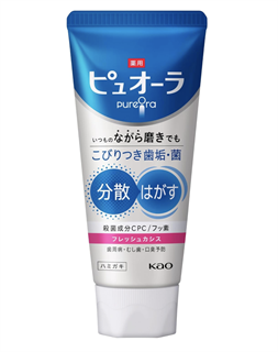 439482 KAO PureOra Fresh Blackcurrant Зубная паста комплексного действия со вкусом черной смородины туба 115г 439482