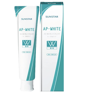 009370 SUNSTAR AP-White Floral Mint Зубная паста комплексного действия Пять в одном со вкусом цветочной мяты 110г 009370