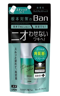 LION Ban Premium Stick Премиальный твёрдый (стик) дезодорант-антиперспирант ионный блокирующий потоотделение  без запаха 20 г 331575