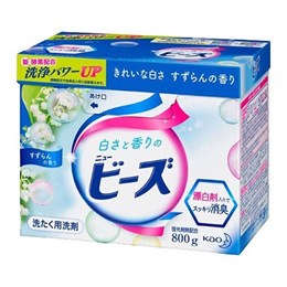 KAO New Beads Стиральный порошок для белого и цветного белья 800г 349491