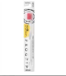 805718 EBISU Зубная щётка компактная с тонкими шестигранными спиральными щетинками и прорезиненной ручкой средняя жёсткость 1шт 805718