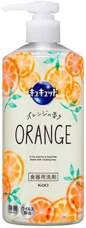 KAO CuCute Orange Средство для мытья посуды, овощей и фруктов с ароматом апельсина 480мл 434111