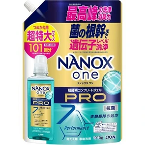 350781 LION Top Nanox One PRO Жидкое средство для стирки суперконцентрат  м/у 1070 г 350781