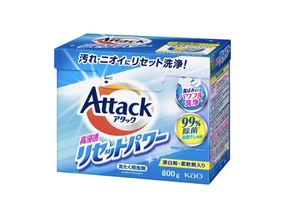 452436 KAO Attack Multi-Action Стиральный порошок с высокоактивным отбеливающим эффектом и цветочным ароматом 800г 452436