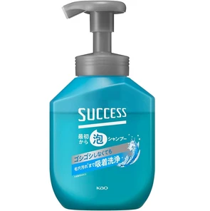 428943 KAO Success Foam Shampoo Слабокислотный мужской шампунь-пенка Лёгкое мытьё 2 в 1, 400 мл 428943