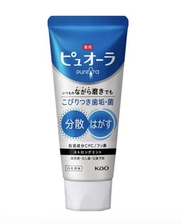 439475 KAO PureOra Strong Mint Зубная паста комплексного действия прохладная мята туба 115г 439475