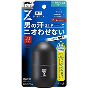 KAO Men's Biore Z Aqua Citrus Мужской дезодорант-антиперспирант роликовый 55мл 333223