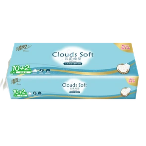 Gold Hond Ye Paper Breeze Clouds Soft Премиальная туалетная бумага 4-хслойная 1Х18м 480386