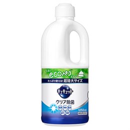 418609 KAO CuCute Средство для мытья посуды с лимонной кислотой от стойких загрязнений аромат грейпфрута 1250мл 418609