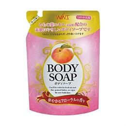 Nihon Wins Body Soap Крем-мыло для тела с экстрактом листьев персика  м/у 400мл 825697