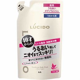 110128 LUCIDO Deodorant Body Wash Мужское жидкое мыло для мужчин после 40 лет м/у 380 мл 110128