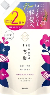 Kracie Ichikami Smooth Care Shampoo Шампунь для поврежденных волос горная вишня м/у 660мл 722614