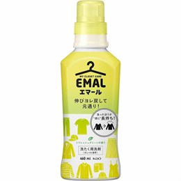 KAO Emal Refresh Green Средство для стирки шерсти шелка и деликатных тканей 460мл 420916
