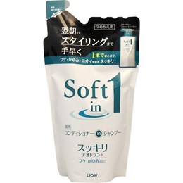 Lion Soft in 1 Шампунь-кондиционер 2 в 1 м/у 370мл 169659