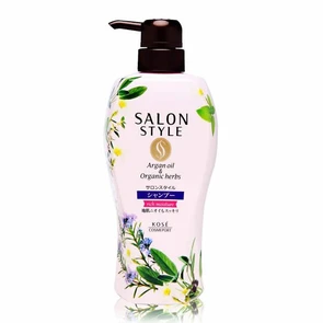 Kose Cosmeport Salon Style Rich Moisture Шампунь для волос увлажняющий с органическими маслами аромат цветов и трав 500мл 385694