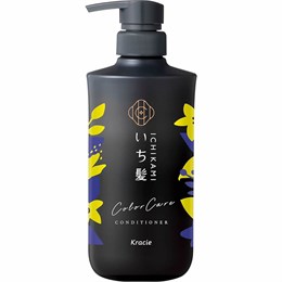 722461 KRACIE Ichikami Color Care & Base Кондиционер для окрашенных волос, аромат горной вишни и цветков лимона 480г 722461