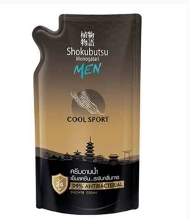Lion Shokubutsu Cool Sport Мужской гель для душа с экстрактом солода м/у 500мл 024540