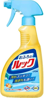 LION Look Spray For Bathroom Чистящее средство для ванных комнат универсальное апельсин 400мл 015352