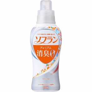 Lion Soflan Premium Aroma Soap Кондиционер для белья защита от неприятного запаха цветочное мыло 550мл 320074