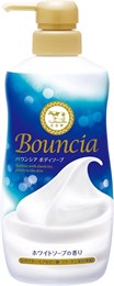 Cow Bouncia White Soap Сливочное жидкое мыло для тела со свежим ароматом 480мл 010955