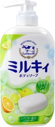 Cow Milky Body Soap Жидкое молочное мыло для тела с маслом ши 550мл 006330