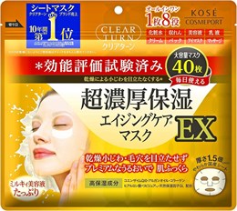 Kose Cosmeport Clear Turn Moisturizing Mask EX Тканевая маска для лица 40шт 387926