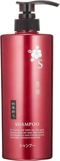 Kumano Yushi Shikioriori Camellia Oil Шампунь для сухих и поврежденных волос 600мл 017245