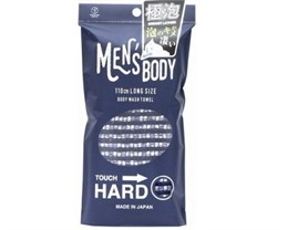 543325 YOKOZUNA Men's Body Hard Мочалка-полотенце для мужчин жёсткая 543325