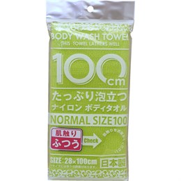 Yokozuna Shower Body Towel Normal Green Массажная мочалка для тела средней жесткости 546616