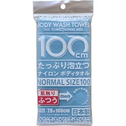Yokozuna Shower Body Towel Normal Blue Массажная мочалка для тела средней жесткости 546623