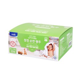 CW Многоразовая нетканая кухонная салфетка 100% хлопок 30Х30см 20шт 184379