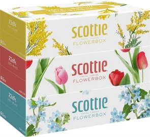 Crecia Scottie Flowerbox Салфетки двухслойные  3Х250шт 413309