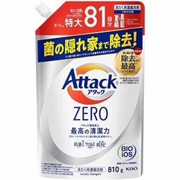 KAO Attack Zero One Hand Type Жидкое средство для стирки с ароматом листвы и морского бриза 810г 417886