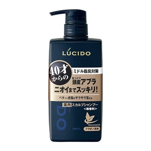 Mandom Lucido Deodorant Shampoo  Шампунь для мужчин после 40 лет с антибактериальным эффектом и флавоноидами 450мл 437348