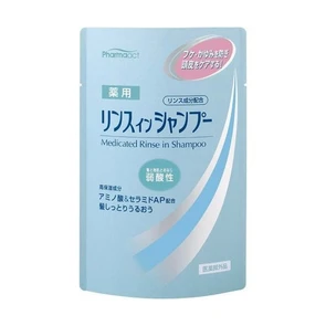 Kumano Yushi Pharmaact Mild Acidity Medicated Rinse in Shampoo Шампунь-кондиционер против перхоти и зуда кожи головы м/у 350мл 016576