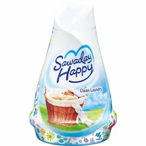 KOBAYASHI Sawaday Happy Clean Laundry Освежитель воздуха для комнаты с приятным ароматом чистого белья 120г 088234