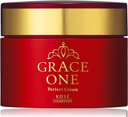 Kose Cosmeport Grace One Perfect Cream Омолаживающий и питательный крем для ухода за зрелой кожей лица прованская роза 100г 382488