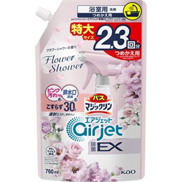 KAO Bath Magiclean Air Jet Flower Shower Средство для ванной комнаты с цветочным ароматом м/у 760мл 434586