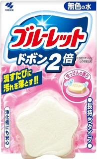 Kobayashi Bluelet Dobon Double Soap Таблетка для бачка унитаза очищающая и дезодорирующая с ароматом мыла 120г 087886