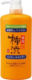 042216 KUMANO YUSHI Kakishibu Rinse in Shampoo Шампунь-кондиционер против перхоти 600мл 042216